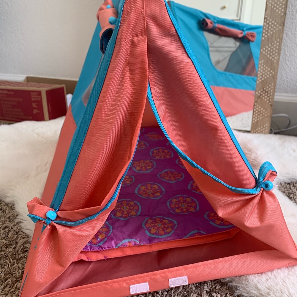 American Girl Sunset Sleepover Tent & Sleeping Bag